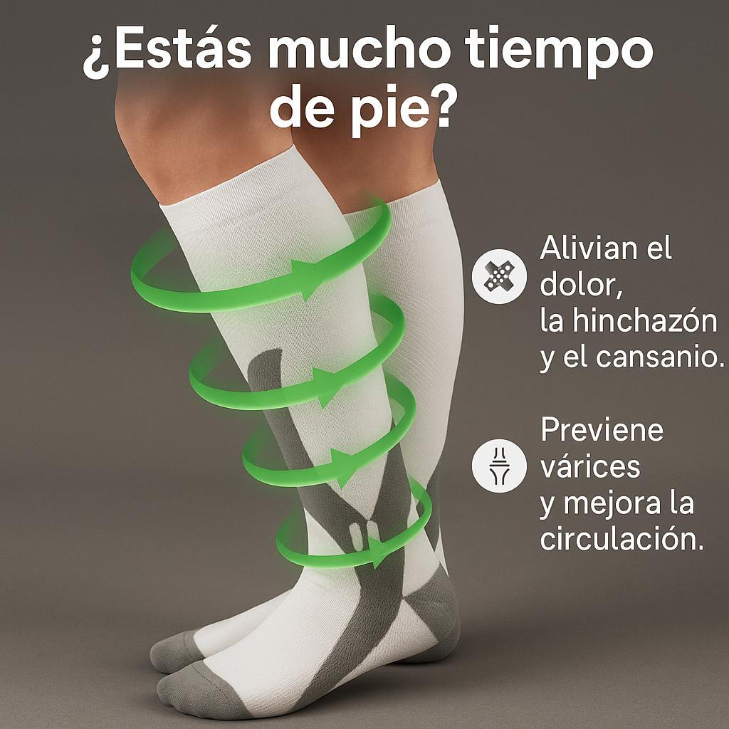 Medias de compresión y descanso de Casa Limón