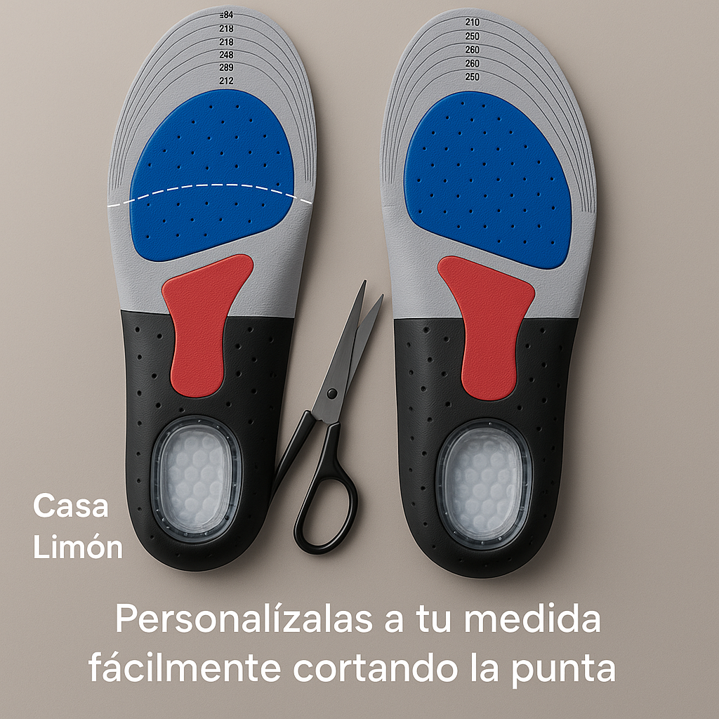 Plantillas de Alta Absorción de Impacto