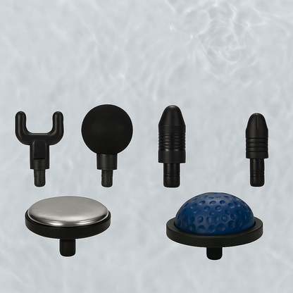 Pistola de Masajes CL – 6 Cabezas + Temperatura Regulable